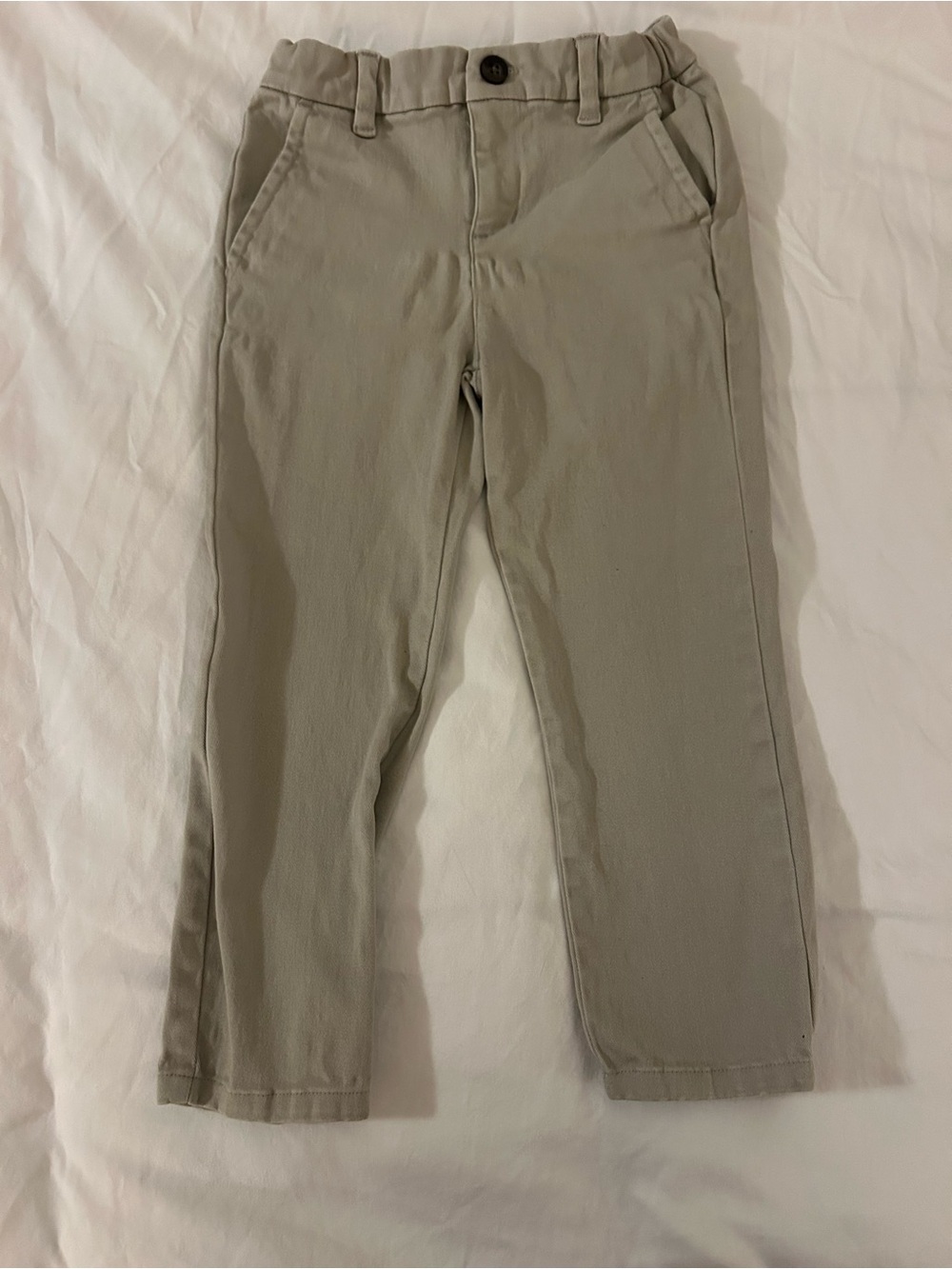 Janie and Jack Boys' Tan Straight-Leg Casual Chinos